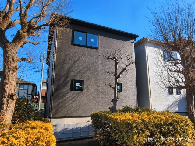 千葉県柏市大津ケ丘１丁目の新築戸建て外構写真 2026年3月11日撮影