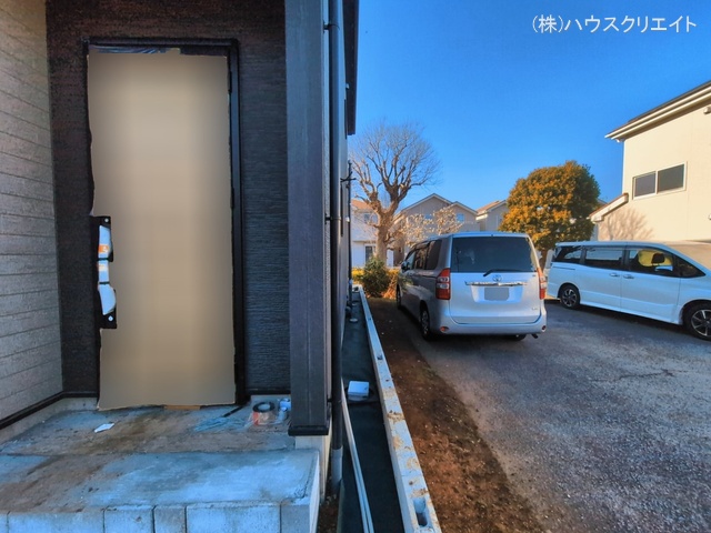 千葉県柏市大津ケ丘１丁目の新築戸建て外構写真 2026年3月11日撮影