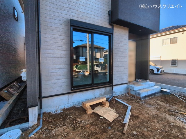 千葉県柏市大津ケ丘１丁目の新築戸建て外構写真 2026年3月11日撮影