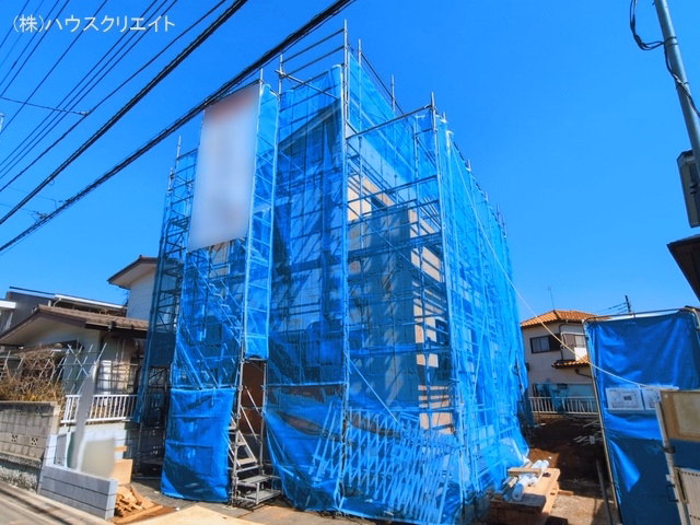 千葉県松戸市根木内の新築戸建て上棟写真 2026年3月11日撮影