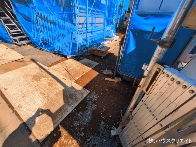 千葉県松戸市根木内の新築戸建て上棟写真 2026年3月11日撮影