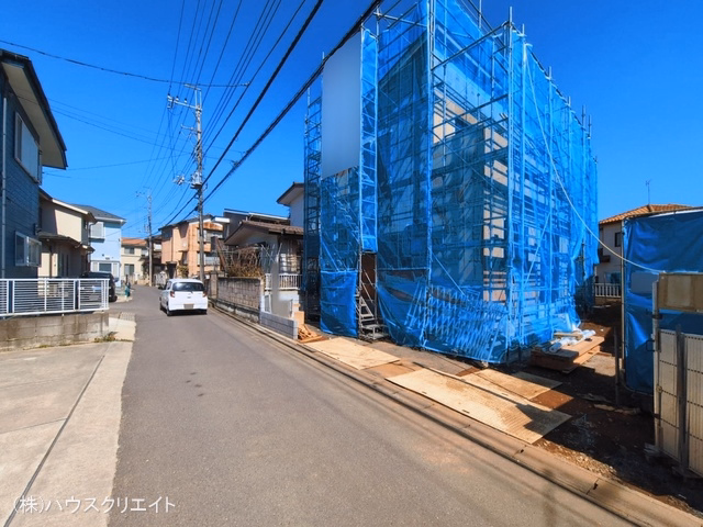 千葉県松戸市根木内の新築戸建て上棟写真 2026年3月11日撮影