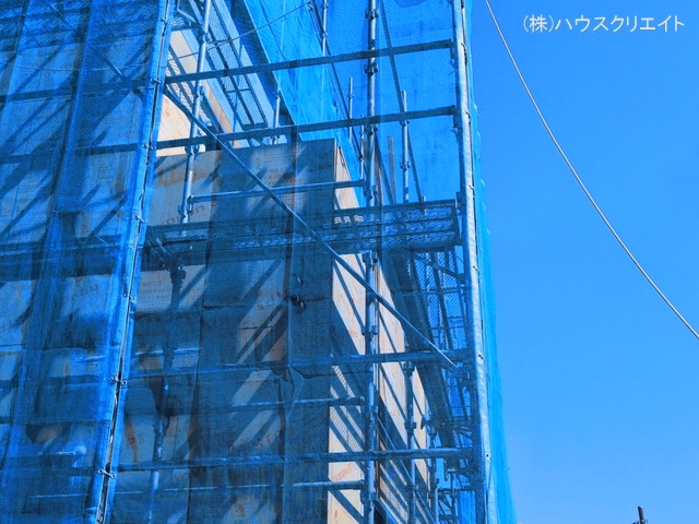 千葉県松戸市根木内の新築戸建て上棟写真 2026年3月11日撮影