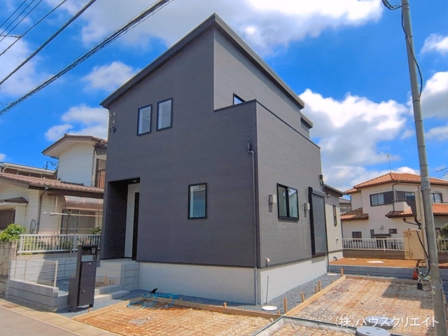 千葉県松戸市根木内の新築戸建て外構写真 2026年5月6日撮影