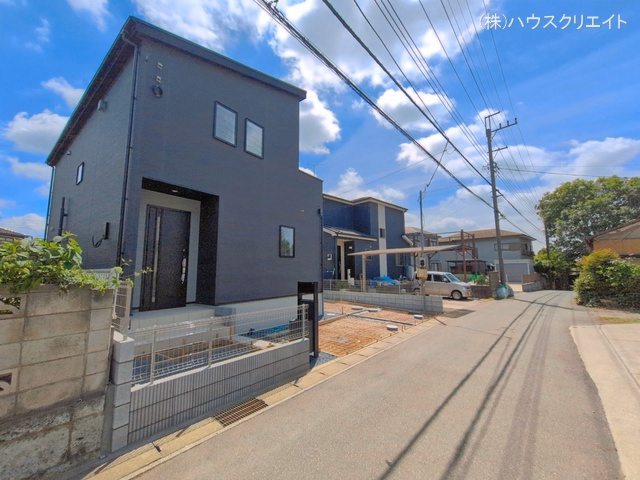 千葉県松戸市根木内の新築戸建て外構写真 2026年5月6日撮影