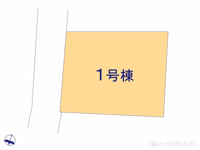 千葉県松戸市根木内の新築戸建て全体区画図 ※図面と異なる場合は現況を優先