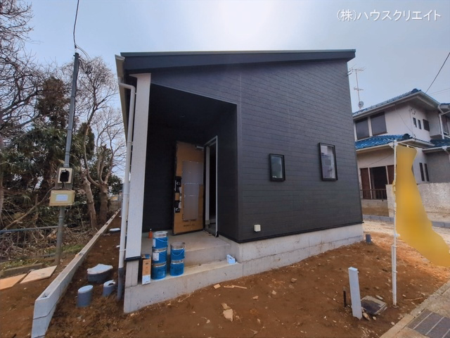 千葉県松戸市小金の新築戸建て外構写真 2026年3月12日撮影