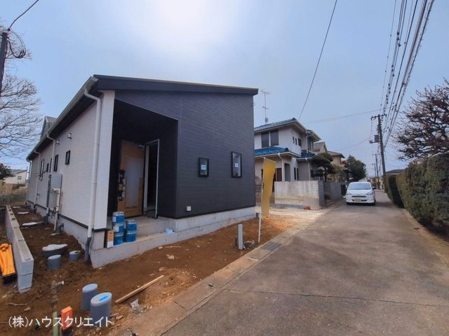 千葉県松戸市小金の新築戸建て外構写真 2026年3月12日撮影