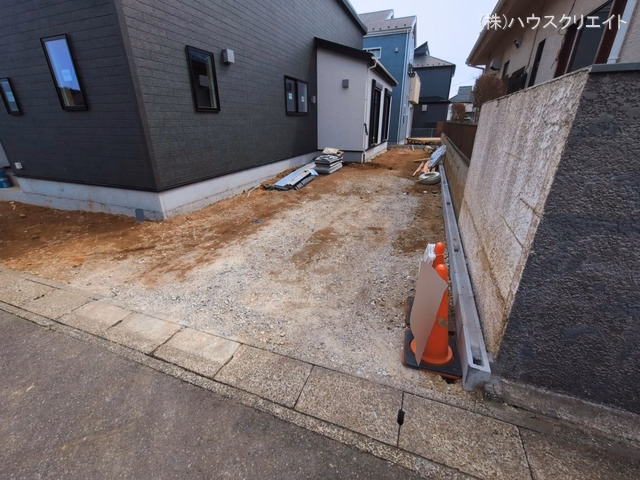千葉県松戸市小金の新築戸建て外構写真 2026年3月12日撮影