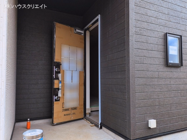 千葉県松戸市小金の新築戸建て外構写真 2026年3月12日撮影