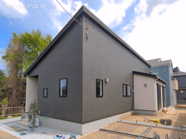 千葉県松戸市小金の新築戸建て外構写真 2026年4月12日撮影