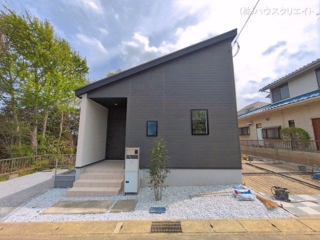 千葉県松戸市小金の新築戸建て外構写真 2026年4月12日撮影