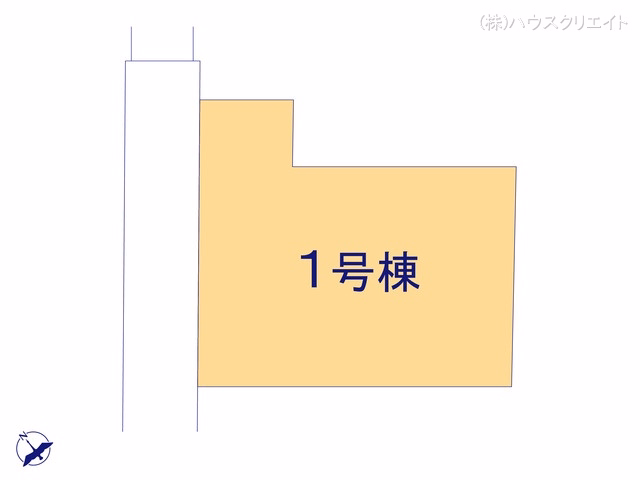 千葉県松戸市小金の新築戸建て全体区画図 ※図面と異なる場合は現況を優先