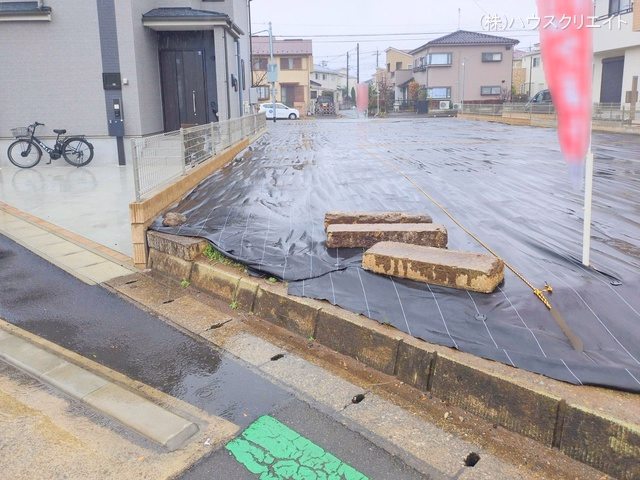 千葉県松戸市幸田４丁目の新築戸建て更地・土地写真 2025年12月23日撮影