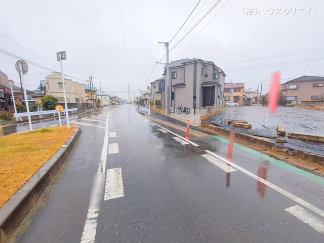 千葉県松戸市幸田４丁目の新築戸建て更地・土地写真 2025年12月23日撮影