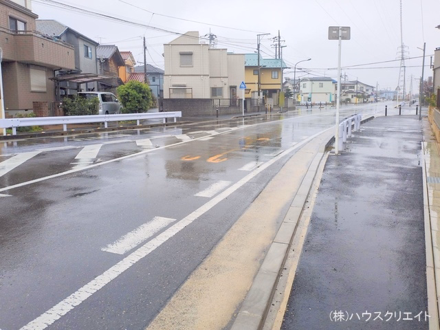 千葉県松戸市幸田４丁目の新築戸建て更地・土地写真 2025年12月23日撮影