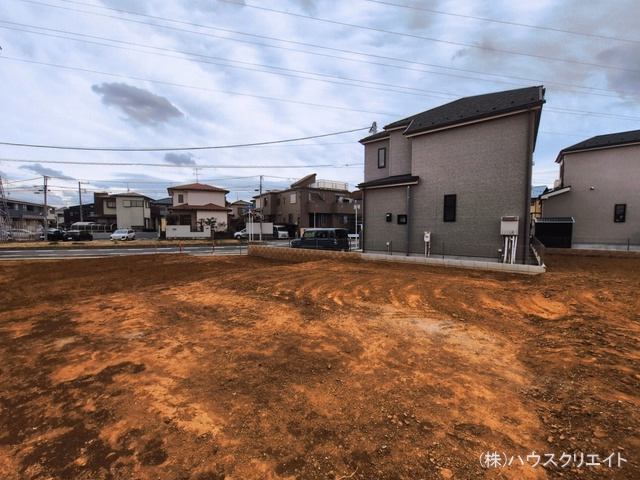 千葉県松戸市幸田４丁目の新築戸建て更地・土地写真 2026年3月17日撮影