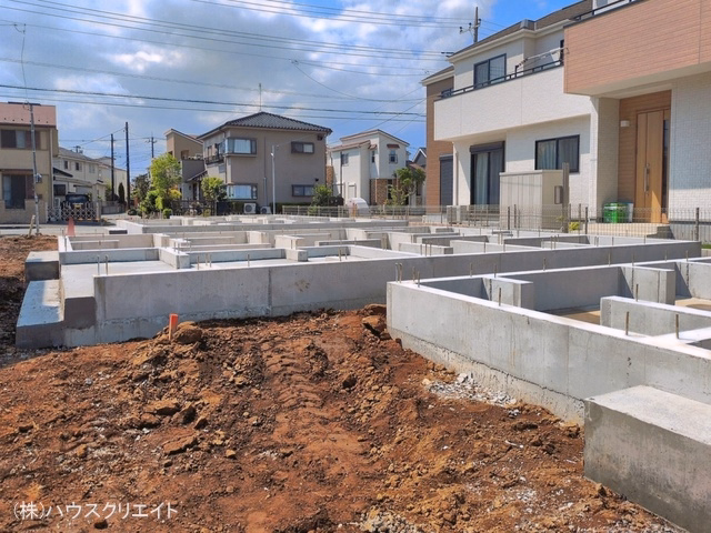千葉県松戸市幸田４丁目の新築戸建て基礎写真 2026年4月15日撮影