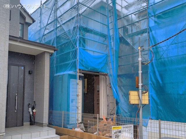 千葉県松戸市幸田４丁目の新築戸建てシート写真 2026年5月20日撮影