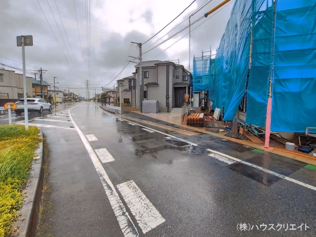千葉県松戸市幸田４丁目の新築戸建てシート写真 2026年5月20日撮影