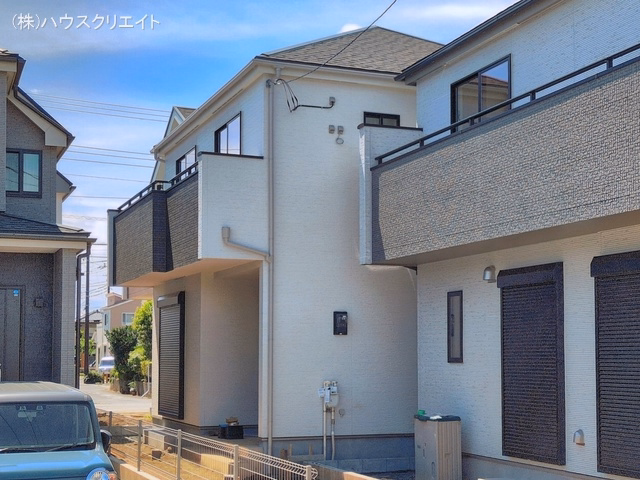千葉県松戸市幸田４丁目の新築戸建て外構写真 2026年7月7日撮影
