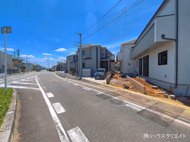 千葉県松戸市幸田４丁目の新築戸建て外構写真 2026年7月7日撮影