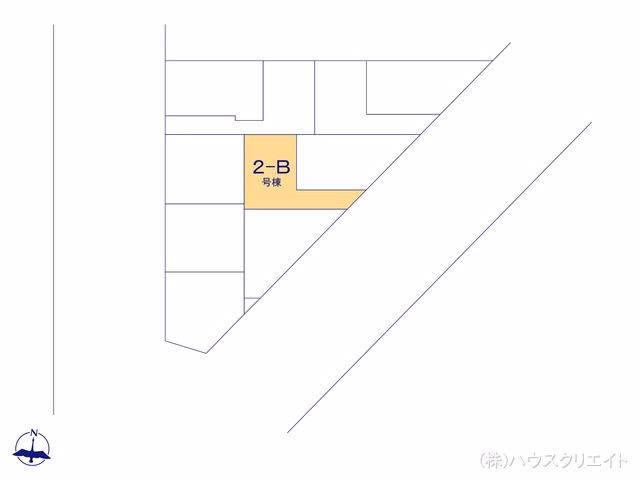 千葉県松戸市幸田４丁目の新築戸建て全体区画図 ※図面と異なる場合は現況を優先