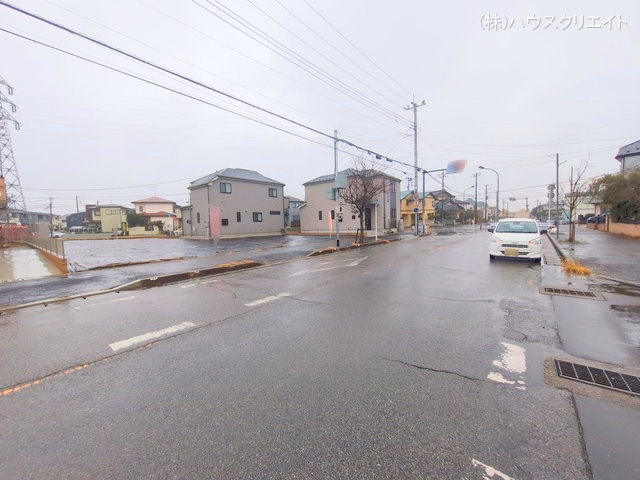 千葉県松戸市幸田4丁目の新築戸建て更地・土地写真 2025年12月23日撮影