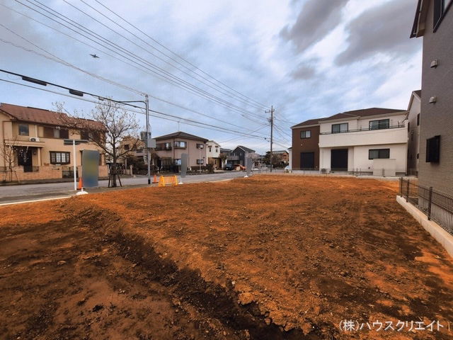 千葉県松戸市幸田4丁目の新築戸建て更地・土地写真 2026年3月17日撮影