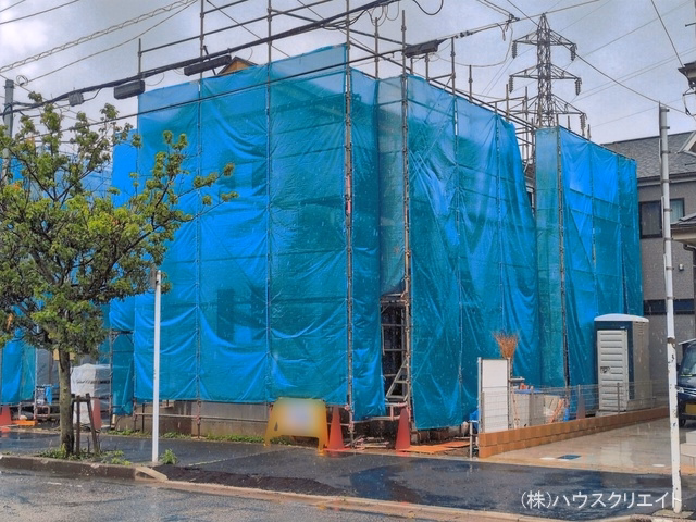 千葉県松戸市幸田4丁目の新築戸建てシート写真 2026年5月20日撮影