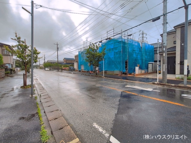 千葉県松戸市幸田4丁目の新築戸建てシート写真 2026年5月20日撮影