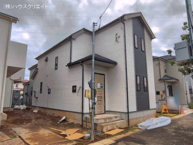 千葉県松戸市幸田4丁目の新築戸建て外構写真 2026年6月14日撮影