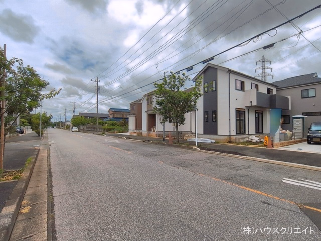 千葉県松戸市幸田4丁目の新築戸建て外構写真 2026年6月14日撮影