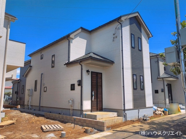 千葉県松戸市幸田4丁目の新築戸建て外構写真 2026年7月7日撮影