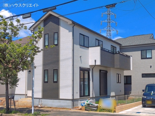 千葉県松戸市幸田4丁目の新築戸建て外構写真 2026年7月7日撮影