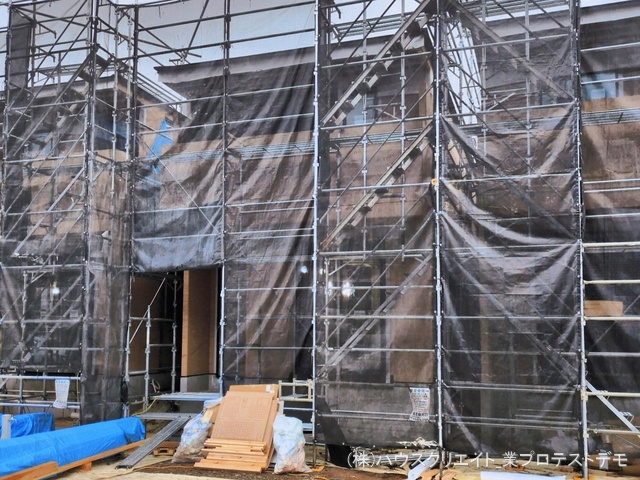 千葉県柏市しいの木台４丁目の新築戸建て上棟写真 2026年3月18日撮影