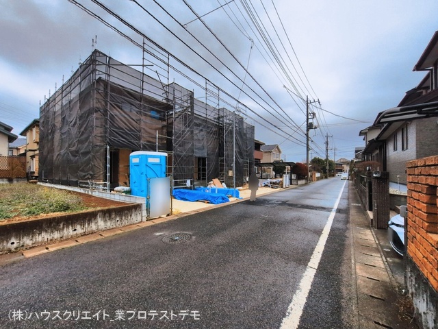 千葉県柏市しいの木台４丁目の新築戸建て上棟写真 2026年3月18日撮影