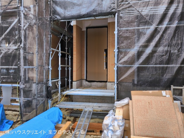 千葉県柏市しいの木台４丁目の新築戸建て上棟写真 2026年3月18日撮影