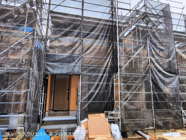 千葉県柏市しいの木台４丁目の新築戸建て上棟写真 2026年3月18日撮影