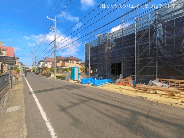 千葉県柏市しいの木台４丁目の新築戸建てシート写真 2026年4月8日撮影