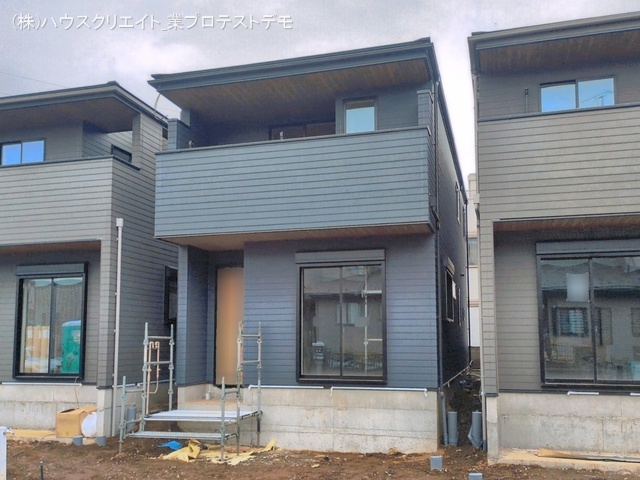 千葉県柏市しいの木台４丁目の新築戸建て外構写真 2026年4月29日撮影