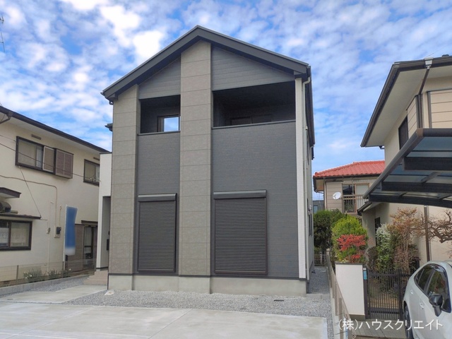 千葉県流山市松ケ丘６丁目の新築戸建て完成写真 2026年3月22日撮影