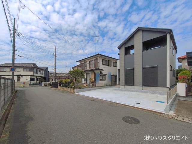 千葉県流山市松ケ丘６丁目の新築戸建て完成写真 2026年3月22日撮影