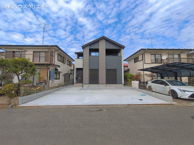 千葉県流山市松ケ丘６丁目の新築戸建て完成写真 2026年3月22日撮影