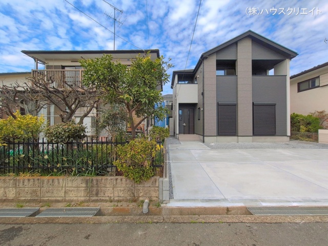 千葉県流山市松ケ丘６丁目の新築戸建て完成写真 2026年3月22日撮影