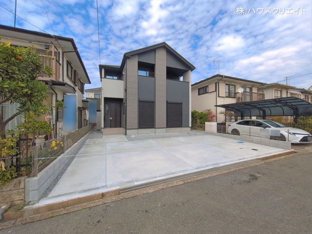 千葉県流山市松ケ丘６丁目の新築戸建て完成写真 2026年3月22日撮影