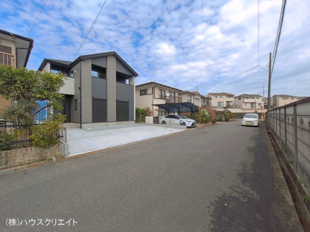 千葉県流山市松ケ丘６丁目の新築戸建て完成写真 2026年3月22日撮影