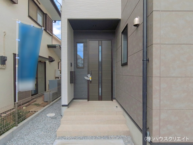 千葉県流山市松ケ丘６丁目の新築戸建て完成写真 2026年3月22日撮影