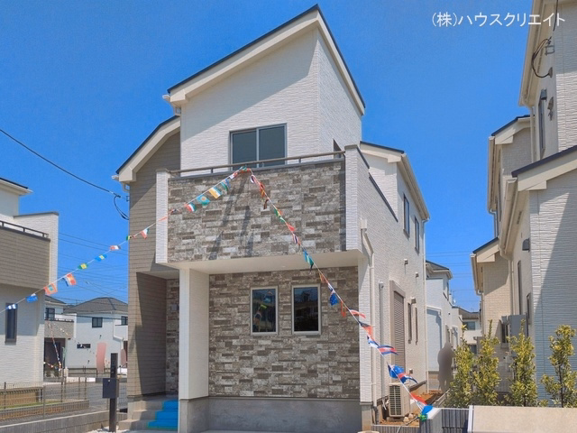 千葉県松戸市新松戸6丁目の新築戸建て完成写真 2026年7月20日撮影