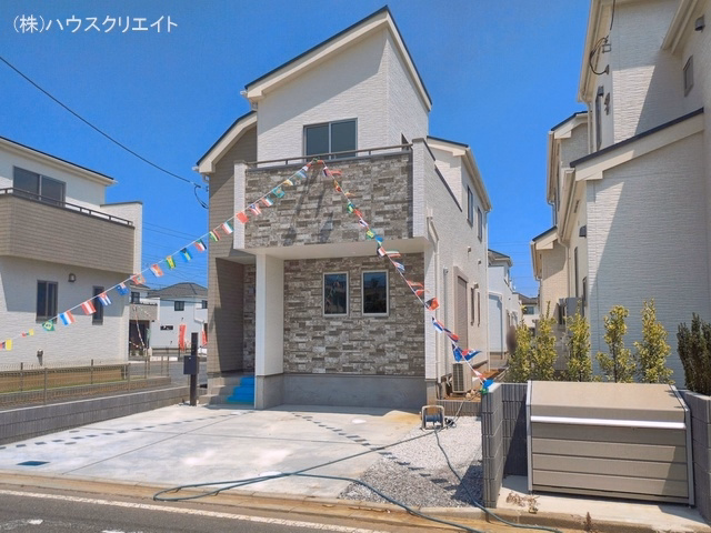 千葉県松戸市新松戸6丁目の新築戸建て完成写真 2026年7月20日撮影
